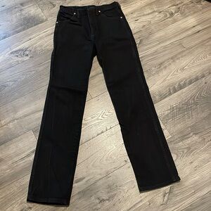 Men’s black Wranglers 30x 34